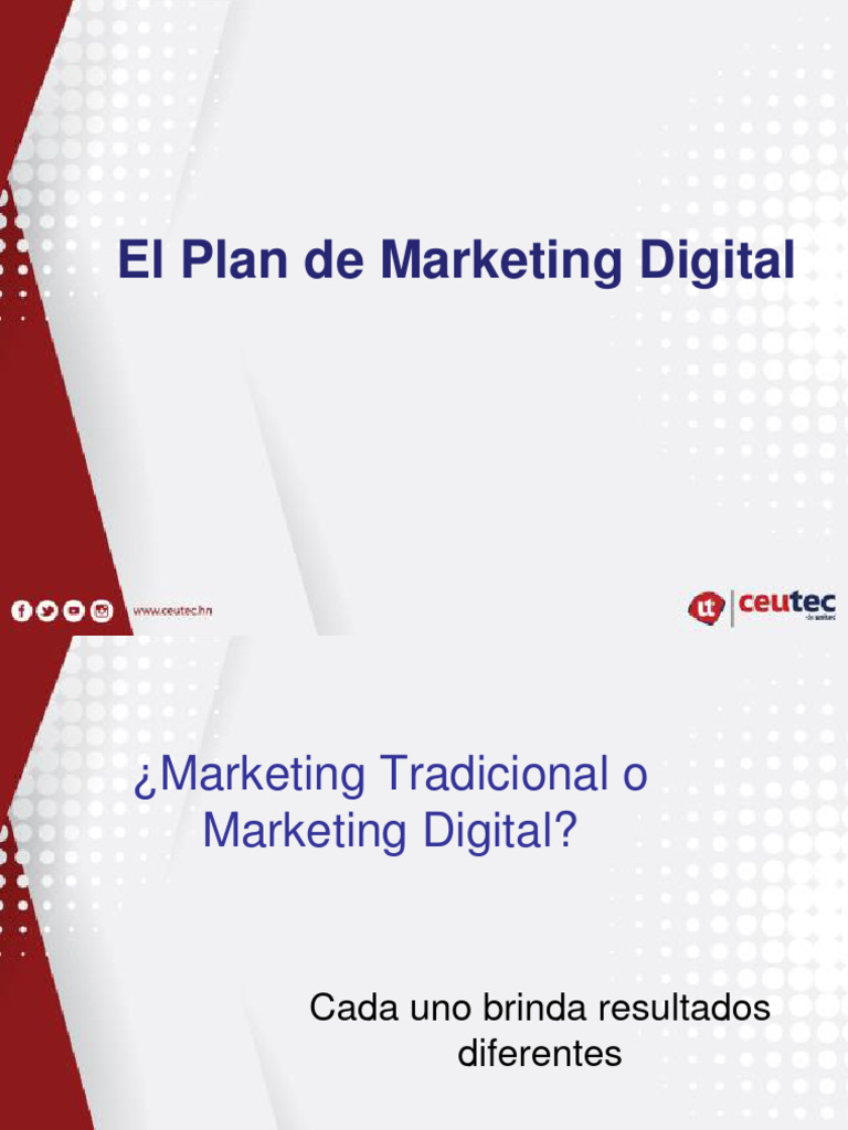 Clase 3 - Plan de Marketing Digital 1 | PDF | Marketing | Producto ...