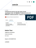 Tribunal de Justiça de São Paulo TJ-SP - Apelação Cível - AC 0089929-76.2012.8.26.0114 SP 0089929-76.2012.8.26