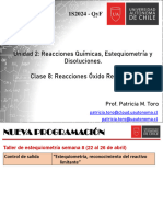 CLASE 8 - Reacciones Óxido-Reducción (22 Al 26 Abril)