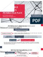 Arkeologi Diskursus Pembangunan