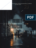 Capa de Livro Com Foto de Cidade Noturna Com Fumaça e Pessoas Moderno Preto