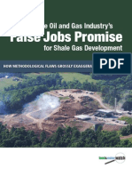 Exposing The Oil and Gas Industry's False Jobs Promise For Shale Gas Development