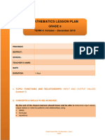 Grade 8 Term 4 Lesson Plans Final