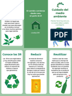 Folleto de Cuidado Ambiental Moderno e Ilustrado