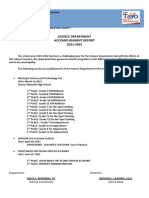 Accomplisment-Narrative Report