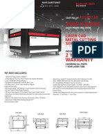 Boss Laser HP 3655 Spec Sheet 1