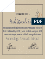 Heidi Mercado Francoi: Numerología Avanzada Integral