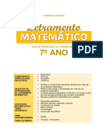 Letramento Matemático 7º Ano - Professor Revisado