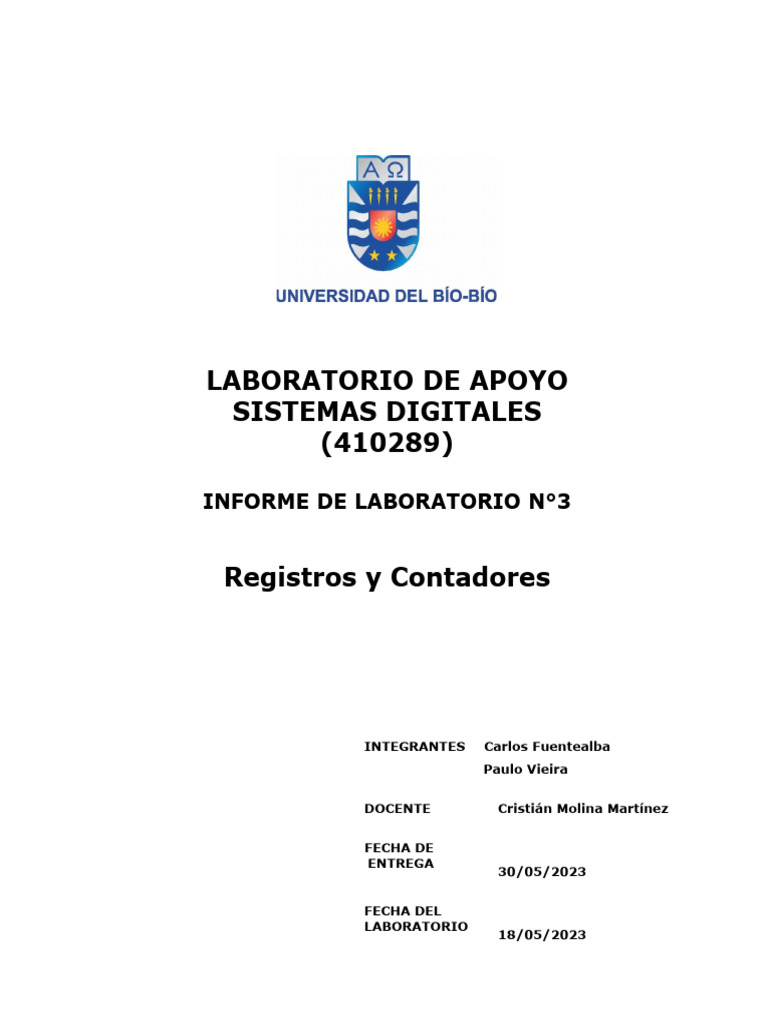 Lab Digitales Pdf Ingeniería Informática Electrónica