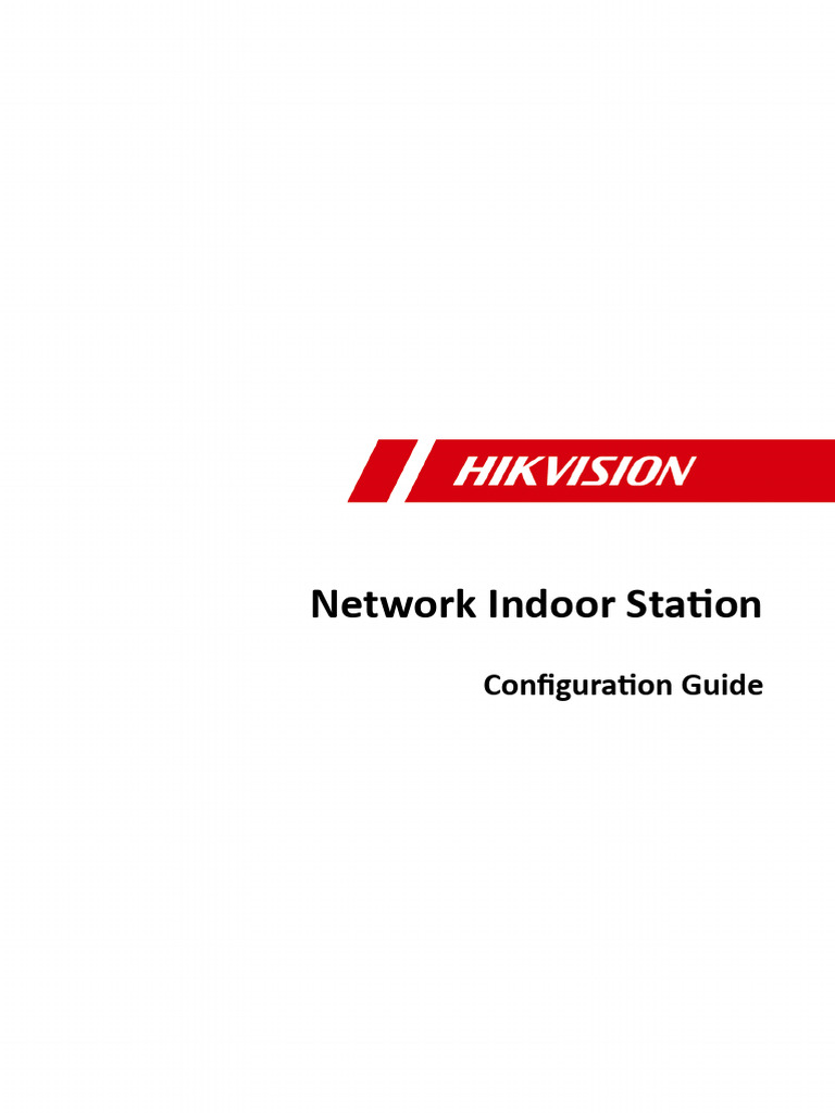 Network Indoor Station Setup Guide | PDF | Ip Address | Computer Network