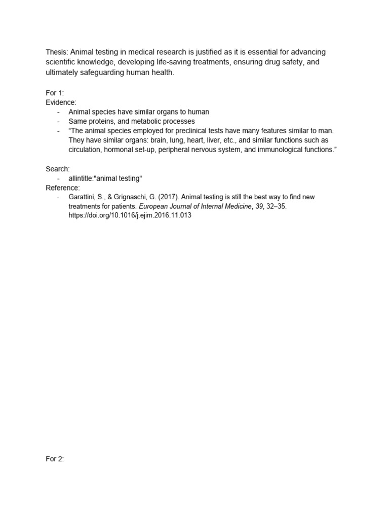 Animal Testing | PDF | Animal Testing | Health Sciences