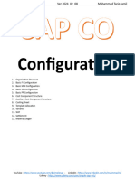 SAP CO - Configuration - Org Structure
