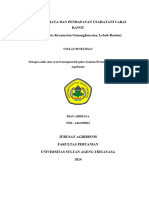 Analisis Biaya Dan Pendapatan Usahatani Cabai Rawit (Studi Kasus Kecamatan Gunungkencana, Lebak-Banten)