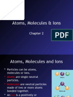 Atoms, Ions, and Molecules