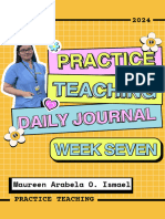 Ismael Week 7 PT Daily Journal