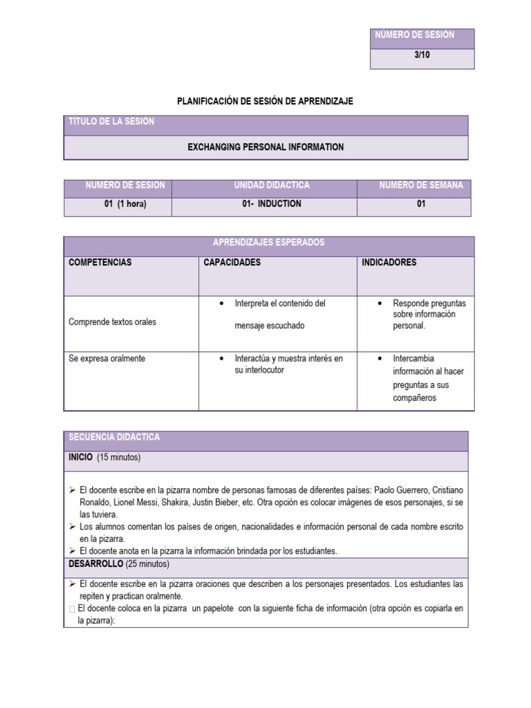 Sesion - 03 | PDF | Crecimiento personal y profesional