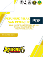 Juklak & Juknis Terbaru Penegak Cikal Competition Part Vi 2024