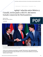 10 - T-MEC - La - Compleja - Relación Entre México y Canadá, Socios Junto A EE - UU. Del Nuevo Tratado Comercial de Norteamérica - BBC News Mundo