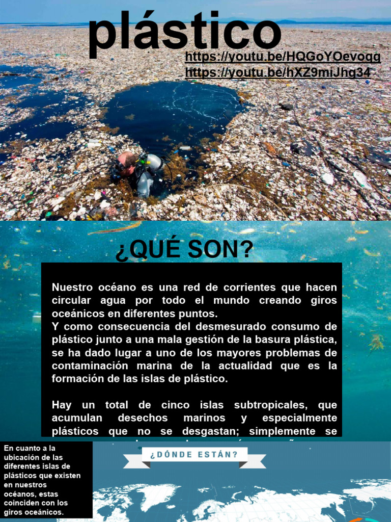 Islas de Plástico en los Océanos | PDF | Océanos | El plastico