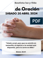 Guía de Oración Sábado 30