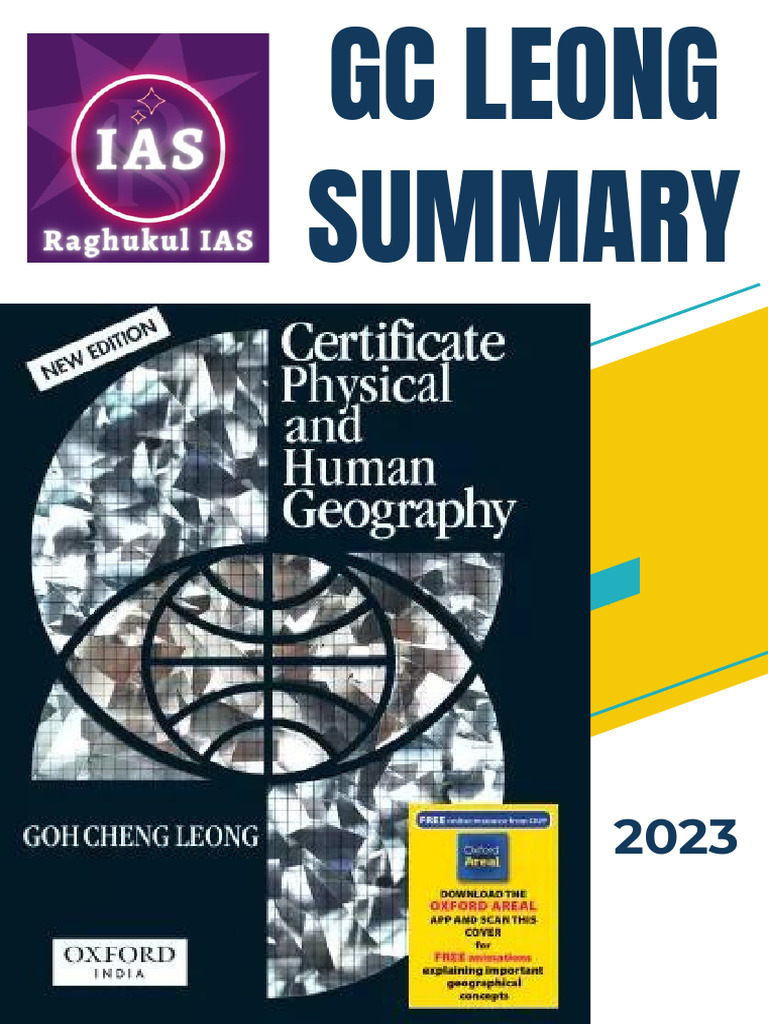 GC Leong Summary 2023 PDF Rock (Geology) Oceans