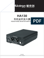HA130 Manual