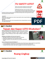 Presentasi Safety LOTO