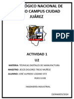 Actividades - U2 Lozanogtz 18111108