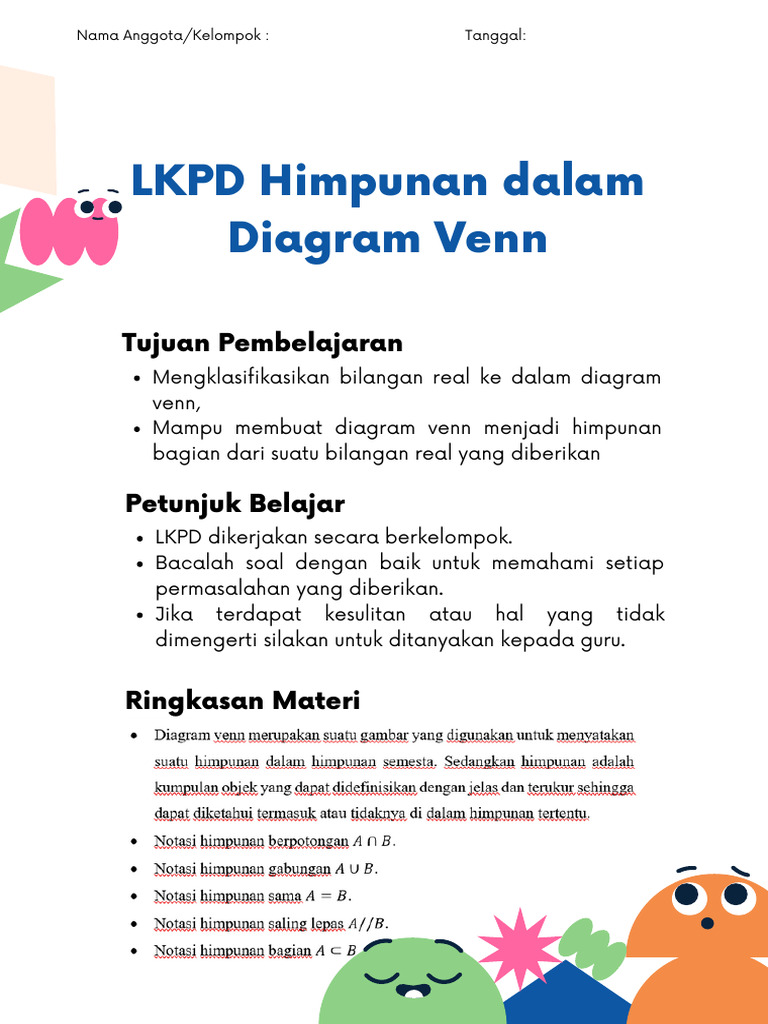 LKPD Diagram Venn | PDF