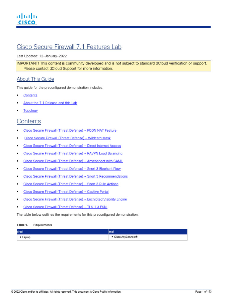 Firepower NGFW Lab Features 7.1 - Guide | PDF | Domain Name System | Ip ...