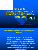 La Organizacion y La Funcion de RRHH