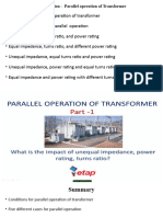 Parallel operation