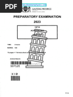 NSC Accounting Grade 12 November 2023 P2 and Memo | PDF
