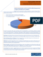 INTERVIEWS 8. Non Verbal Communication