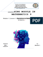 Q4 Math 9 Module 1