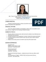 Susalie C. Gocela Resume