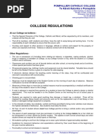College Rules and Regulations for Students | PDF | Teachers | Justice