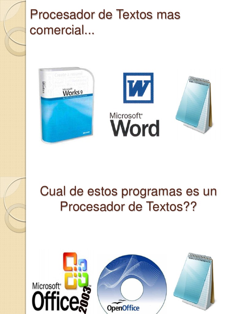 Procesador De Textos Mas Comercial Procesador De Textos Inform tica