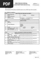 Revised PCD Proforma