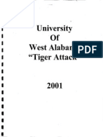 2001 University of West Alabama Offense