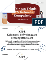 Bimtek KPPS Kumpulrejo - Pra Pemungutan Suara