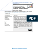 Effects of Poverty, Income Inequality and Economic Growth To Environmental Quality Index (EQI) in 33 Province in Indonesia 2014-2019