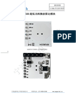 Magortek MG5850 Microwave Sensor Datasheet
