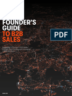 Founder's Guide To b2b Sales