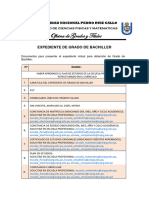 Procedimiento Grado de Bachiller - 2023