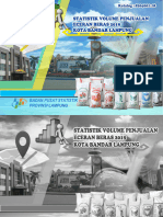 Statistik Volume Penjualan Eceran Beras Kota Bandar Lampung 2019