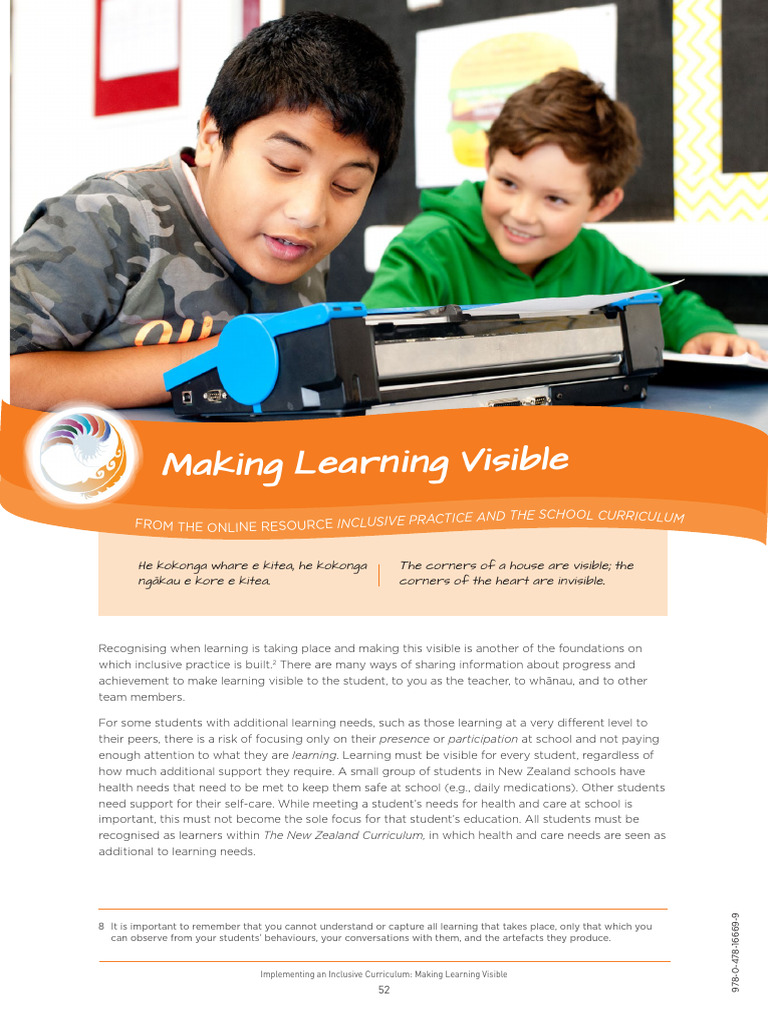 Inclusive Curriculum: Making Learning Visible | PDF | Educational ...
