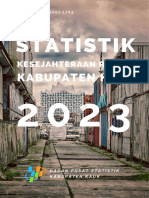 Statistik Kesejahteraan Rakyat Kabupaten Kaur 2023
