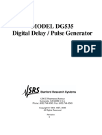 Model Dg535 Digital Delay / Pulse Generator