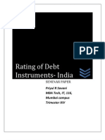 Rating of Debt Instruments